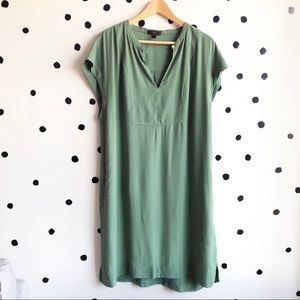 J. Crew Easy Tunic Dress Green XL